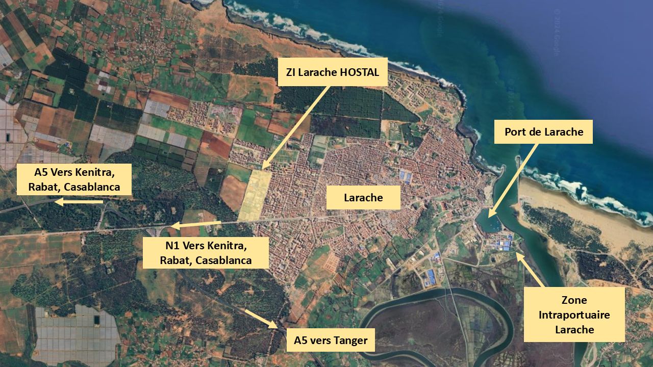 Zone Industrielle Larache HOSTAL : Un Hub Multisectoriel Dynamique