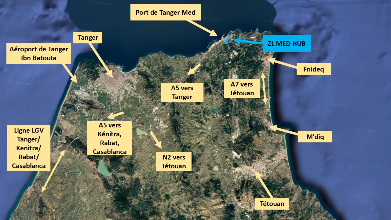Zone Logistique Med Hub — hub logistique de classe mondiale à Tanger Med, Méditerranée